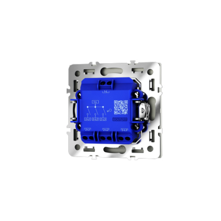 Выключатель встраиваемый Voltum S70 трехклавишный 10А, (сталь)