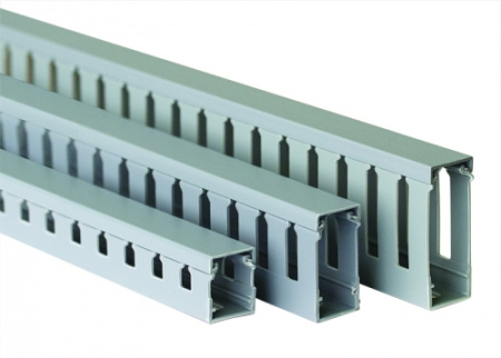 Короб перфорированный, серый RL75 15x18 DKC