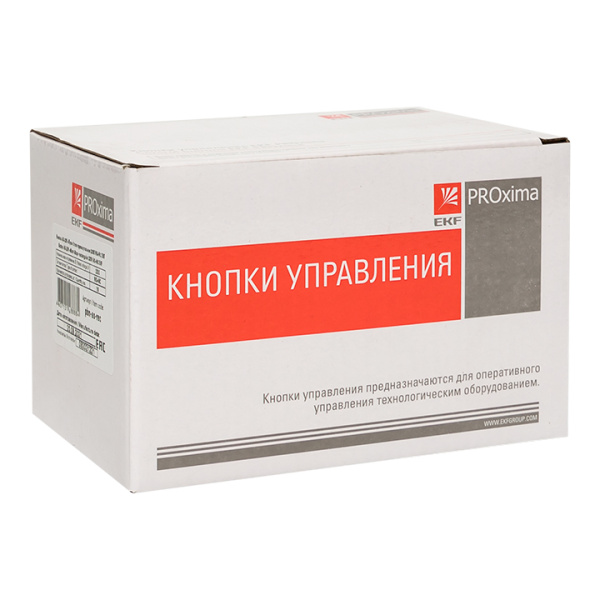 Кнопка AS-22N "Пуск-Стоп" прямоугольная 24В NO+NC PROxima EKF