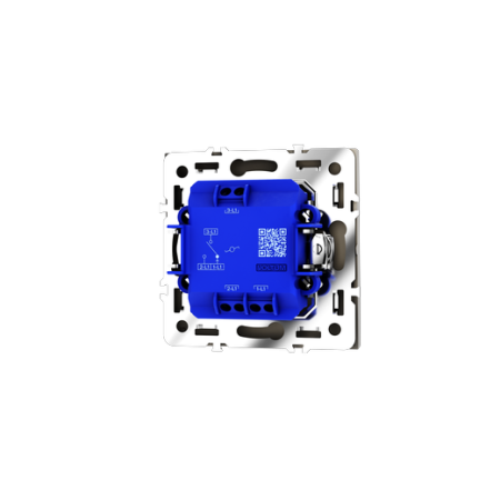 Проходной переключатель встраиваемый Voltum S70 одноклавишный 10А, (кашемир)