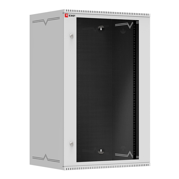 Шкаф телекоммуникационный настенный 18U (600х450) дверь стекло, Astra серия PROxima EKF