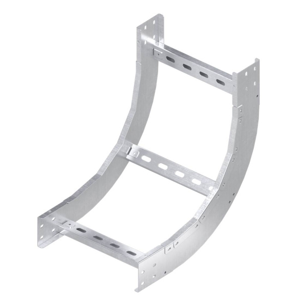 Угол лестничный вертикальный внутренний 90 градусов 150х400, R600, цинк-ламельный DKC