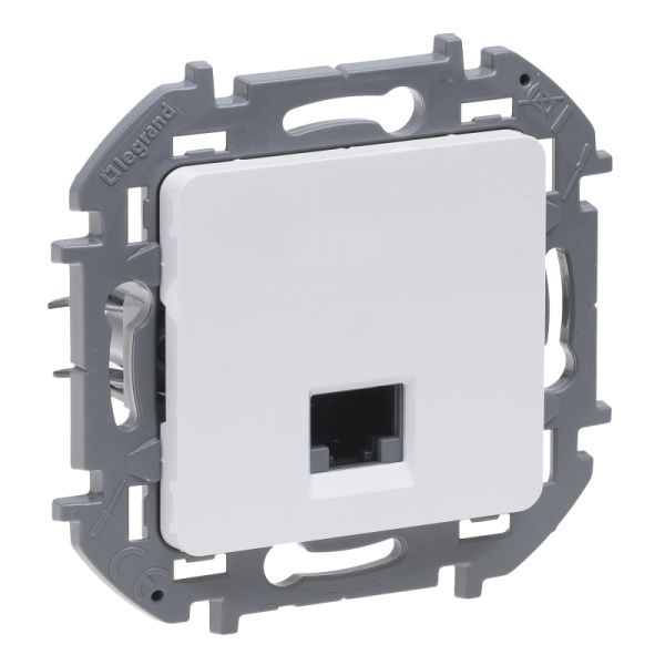 INSPIRIA Механизм розетки СУ RJ45 кат. 5е . белый IP20 Legrand