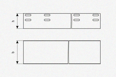 Лоток глухой ЛМГ 400х200х2000 УХЛ1, горячее цинкование, S1,5