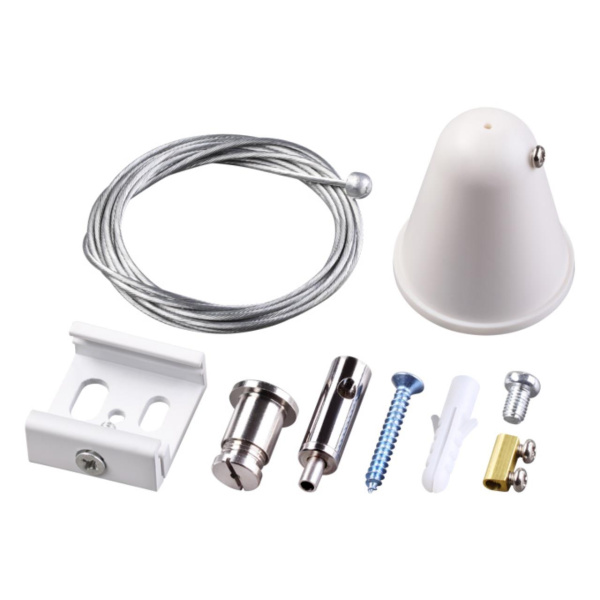 Подвесной комплект с 2-х метровым тросом IP20 белый NOVOTECH