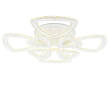 Светильник св/д потолочный упр. FA8863/4+4 WH белый 182W 3000K+6400K/3000K/6400K/4200K+4200K 740*740*130 (ПДУ РАДИО 2.4G) Ambrella Light