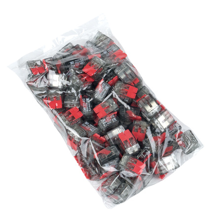 Клемма СМК 221-412 2 отверстия 0,2-4,0 мм2 (100шт) PROxima EKF