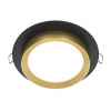 Встраиваемый светильник 1*GX53 15Вт Черный с Золотом IP20 Downlight DL086-GX53-RD-BG Technical Maytoni