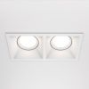 Встраиваемый светильник 2*GU10 50Вт Белый IP20 Downlight DL029-2-02W Technical Maytoni