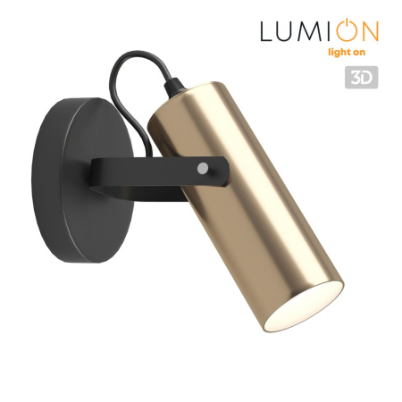 Бра GU10 LED 1*5W 220V CLAIRE золотой,чёрный LUMION