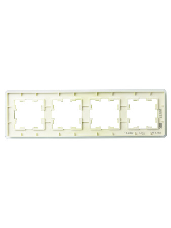 BRITE Рамка 4-мест. РУ-4-2-Бр стекло эко грин RE IEK