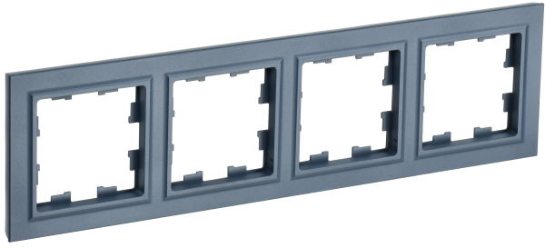 BRITE Рамка 4-местная РУ-4-БрМ маренго IEK