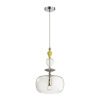 Подвес E14 1*40W 4893/1A BIZET хром/раноцветн./керамика/стекло ODEON LIGHT