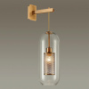 Бра E27 1*40W CLOCKY античн.бронза/металл/прозрачный/стекло B ODEON LIGHT