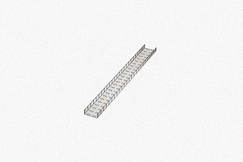 Лоток замковый перфорированный ЛМЗ 150х50х2000 УТ1,5, горячее цинкование, S1,2