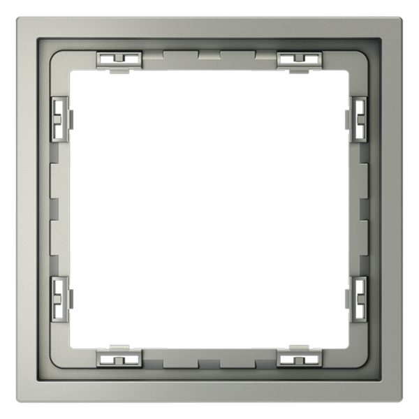 Рамка пластиковая Voltum S70 на 1 пост, (сталь)