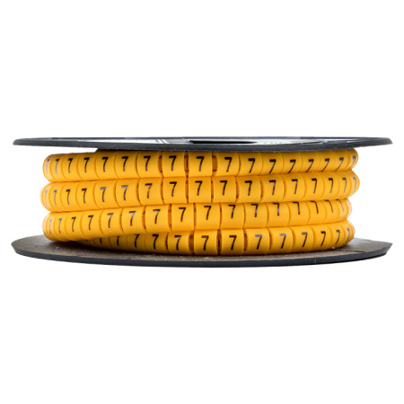 Маркер кабельный 4,0 мм2 "7" (500 шт) (ЕС-2) PROxima EKF