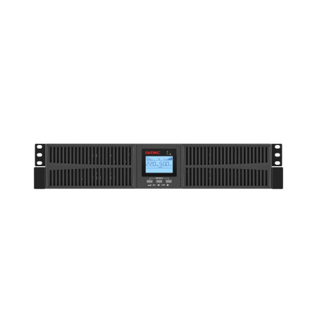 Онлайн ИБП ДКС серии Small Rackmount, 2000 ВА/1800 Вт, 1/1, 8xIEC C13, EPO, USB, RS-232, Rack 2U, без АКБ, 9Ач DKC
