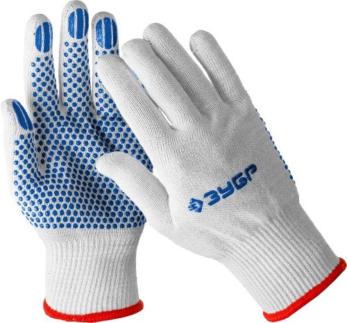 Перчатки с точками увеличенного размера ТОЧКА+, мягкое покрытие, ПВХ-гель покрытием, размер L-XL ЗУБР