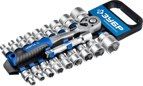 ТБ-20 набор торцовых головок 20 предм. Серия Профессионал. ЗУБР