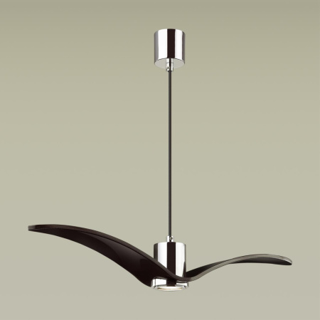 Подвес GU10 1*5W BIRDS чёрный/хром/стекло C ODEON LIGHT