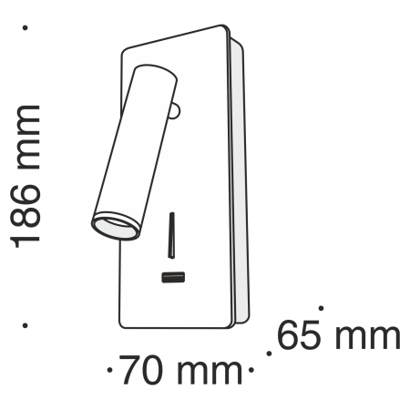 Бра 3Вт 3000K Черный IP20 Mirax C041WL-L3B3K Technical