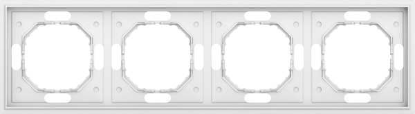 Donel S08 Podium матовый белый рамка 4-я, серия DB