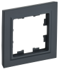 BRITE Рамка 1-местная РУ-1-БрГ графит IEK