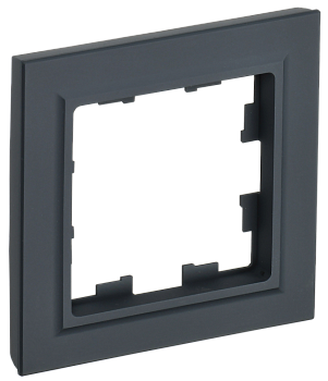 BRITE Рамка 1-местная РУ-1-БрГ графит IEK