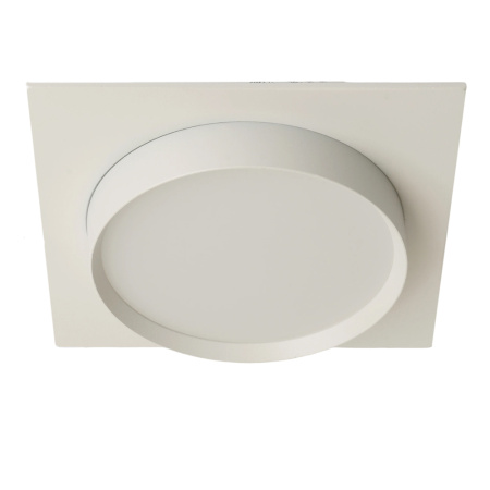 Светильник потолочный встраиваемый, 15W 230V GX53, белый, квадрат, без лампы, DL506 Feron