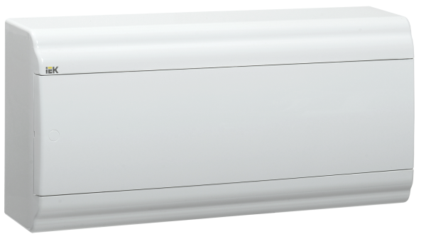 Корпус пластиковый ЩРН-П-18 модулей навесной белый/белая дверь IP41 PRIME IEK
