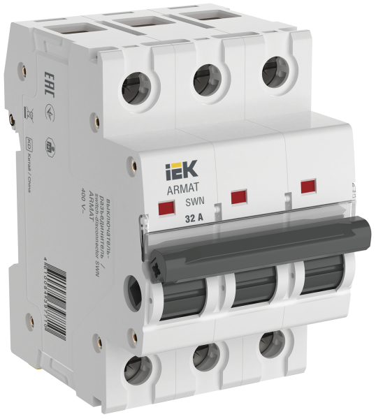 Выключатель-разъединитель SWN 3П 32А ARMAT IEK