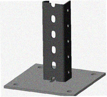 Стойка напольная (потолочная) СНП3000х4 УТ1,5,горячее цинкование, S4,0