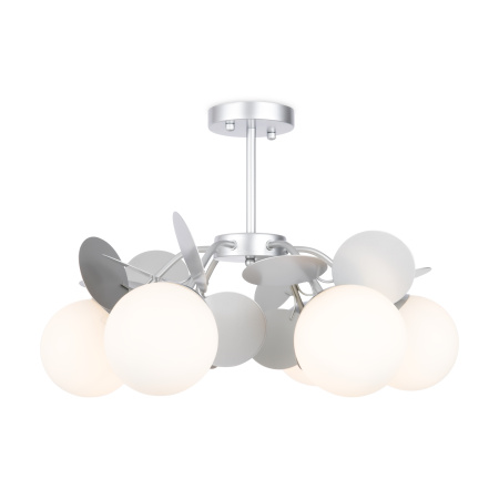 Люстра 6*E27 60Вт Серебро IP20 Satellite FR5165PL-06S Freya