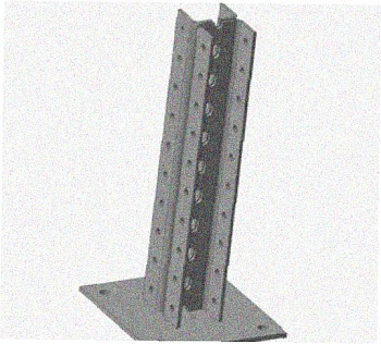 Стойка напольная (потолочная) сдвоенная СНПС520 УТ1,5, горячее цинкование, S2,5