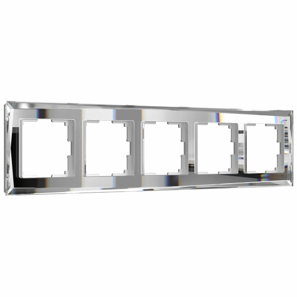Diamant Рамка на 5 постов (зеркальный) Werkel