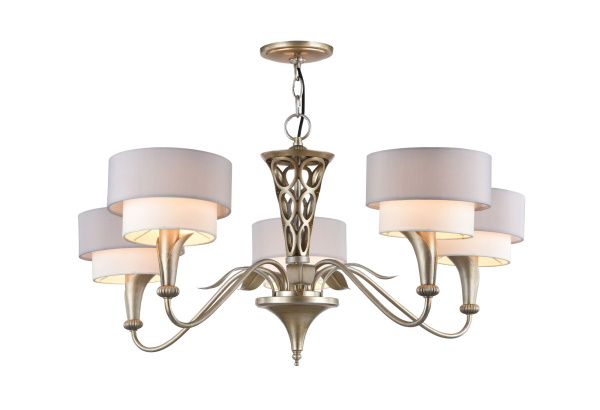 Люстра 5*E14 40Вт Серебро Антик IP20 Lillian H311-05-G Maytoni