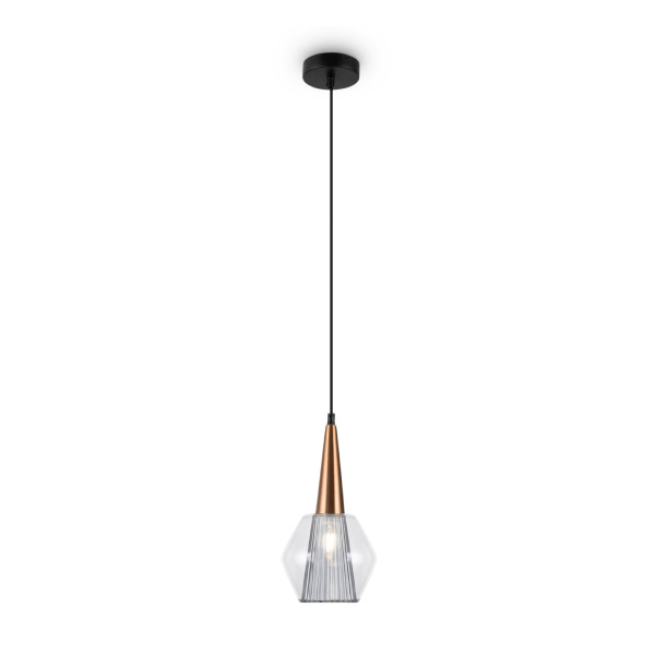 Подвесной светильник 1*E14 40Вт Золото IP20 Copita FR5133PL-01GR Freya