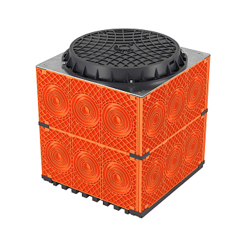 Колодец пластиковый для кабельной канализации с пластиковым люком, F0,750х750х750 DKC