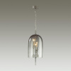 Подвес E14 3*40W BELL серебрист.с патиной/дымчатый/стекло ODEON LIGHT
