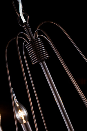 Люстра 6*E14 60Вт Коричневый IP20 Velia FR2046-PL-06-BR Freya