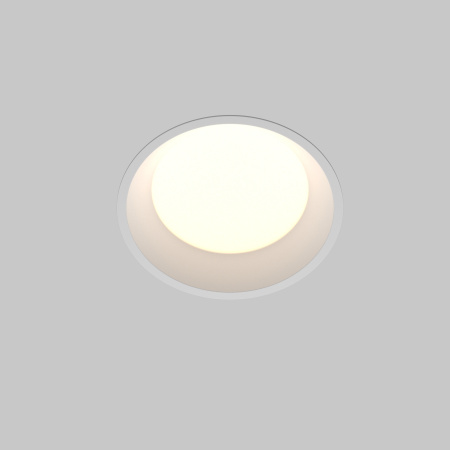 Встраиваемый светильник LED 12Вт Белый IP44 Downlight DL055-12W3-4-6K-W Technical Maytoni