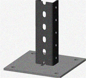 Стойка напольная (потолочная) СНП1200х4 УТ1,5,горячее цинкование, S4,0