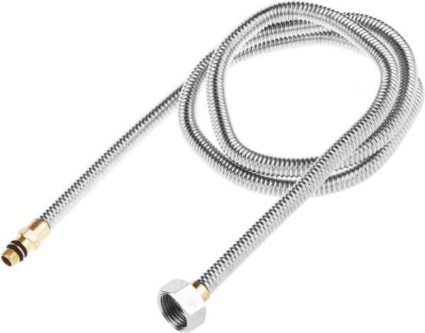 Подводка "ЭКСПЕРТ" сильфонная из нержавеющей стали, для смесителя, укороченная, г/ш (гайка-штуцер), 1/2", 1,2м ЗУБР