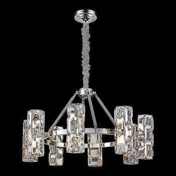 Светильник подвесной Никель/Прозрачный G4 16*5Вт WE156.16.103 WERTMARK