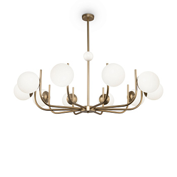 Подвесной светильник 10*E14 40Вт Латунь IP20 Rendez-vous MOD109PL-10BS Maytoni