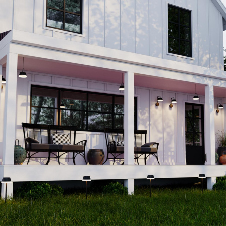 Ландшафтный подвесной св-к IP54 LED 4000K 10W 220V GONNA черный NOVOTECH