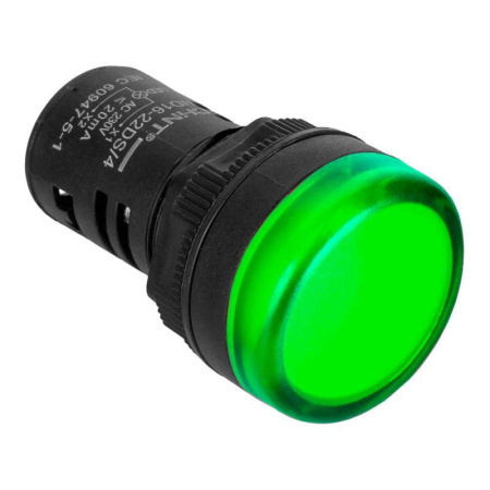 Индикатор ND16-22DS/4 зеленый АС220В (R) CHINT