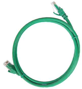 ITK Коммутационный шнур (патч-корд) кат.5E UTP 5м зеленый
