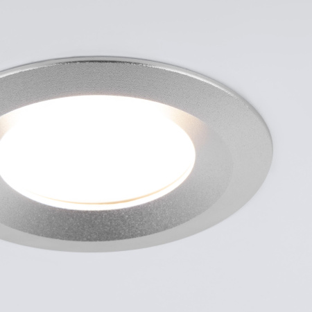 Встраиваемый точечный светильник GU10 серебряный IP20 (a053334) Elektrostandard